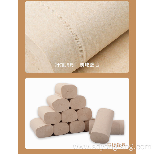 High luxury quality 3 layers virgin wood pulp paper toilet tissue jumbo roll toilet paper